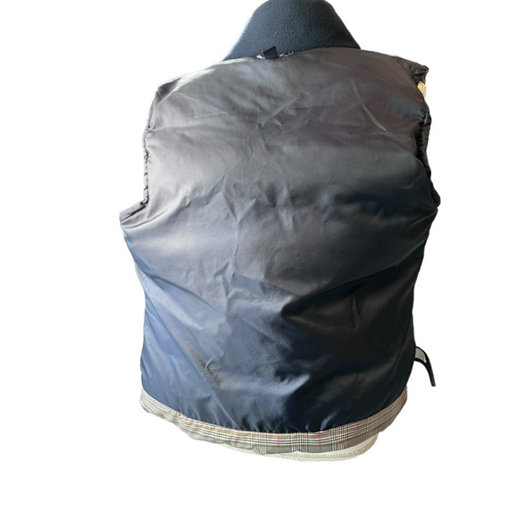 Tommy Hilfiger - Puffer Vest Gray Plaid Zipper Closure, Size: Large - Picture 6 of 16